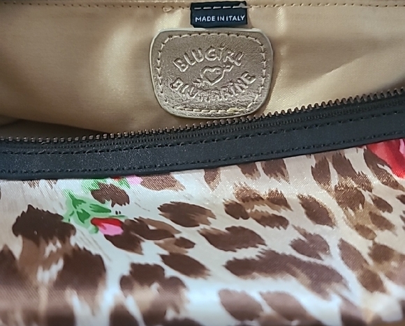 Blumarine Leopard and Floral Shoulder Bag - Picture 2 of 4